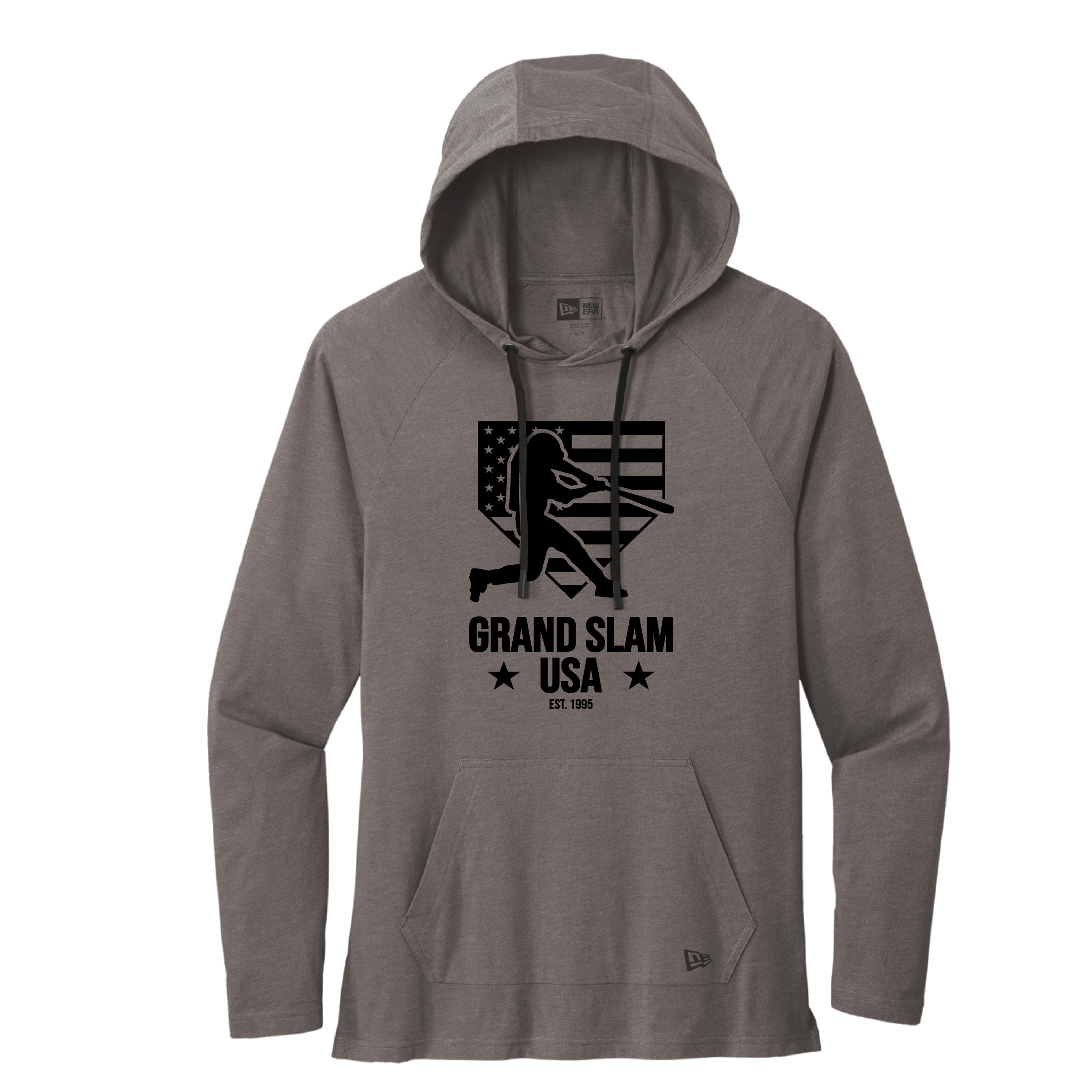Gray long sleeve lightweight Grand Slam hoodie