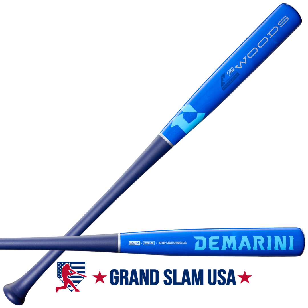 Demarini The Woods Blue Composite Wood Bat