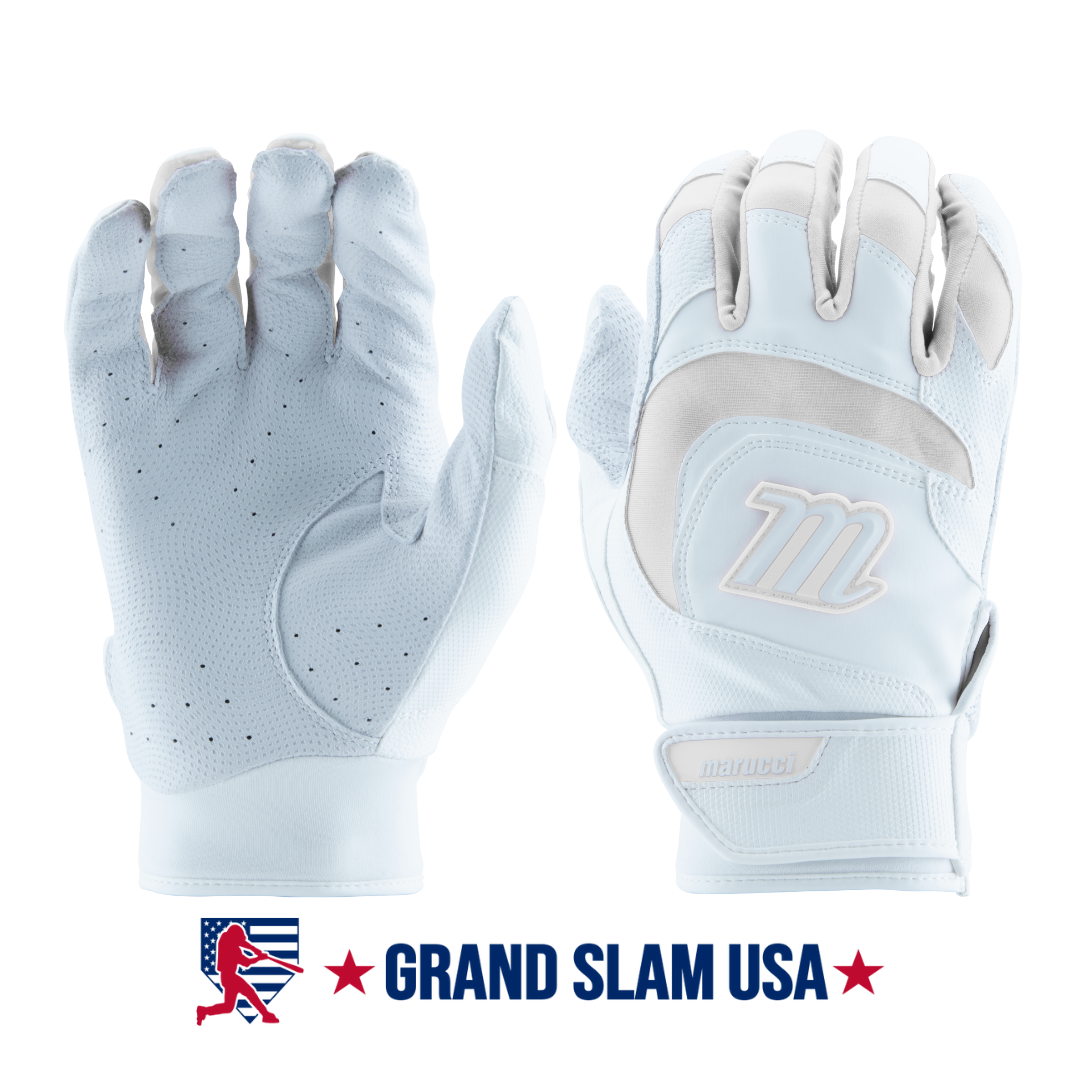 Marucci Adult Signature Batting Gloves V4 White