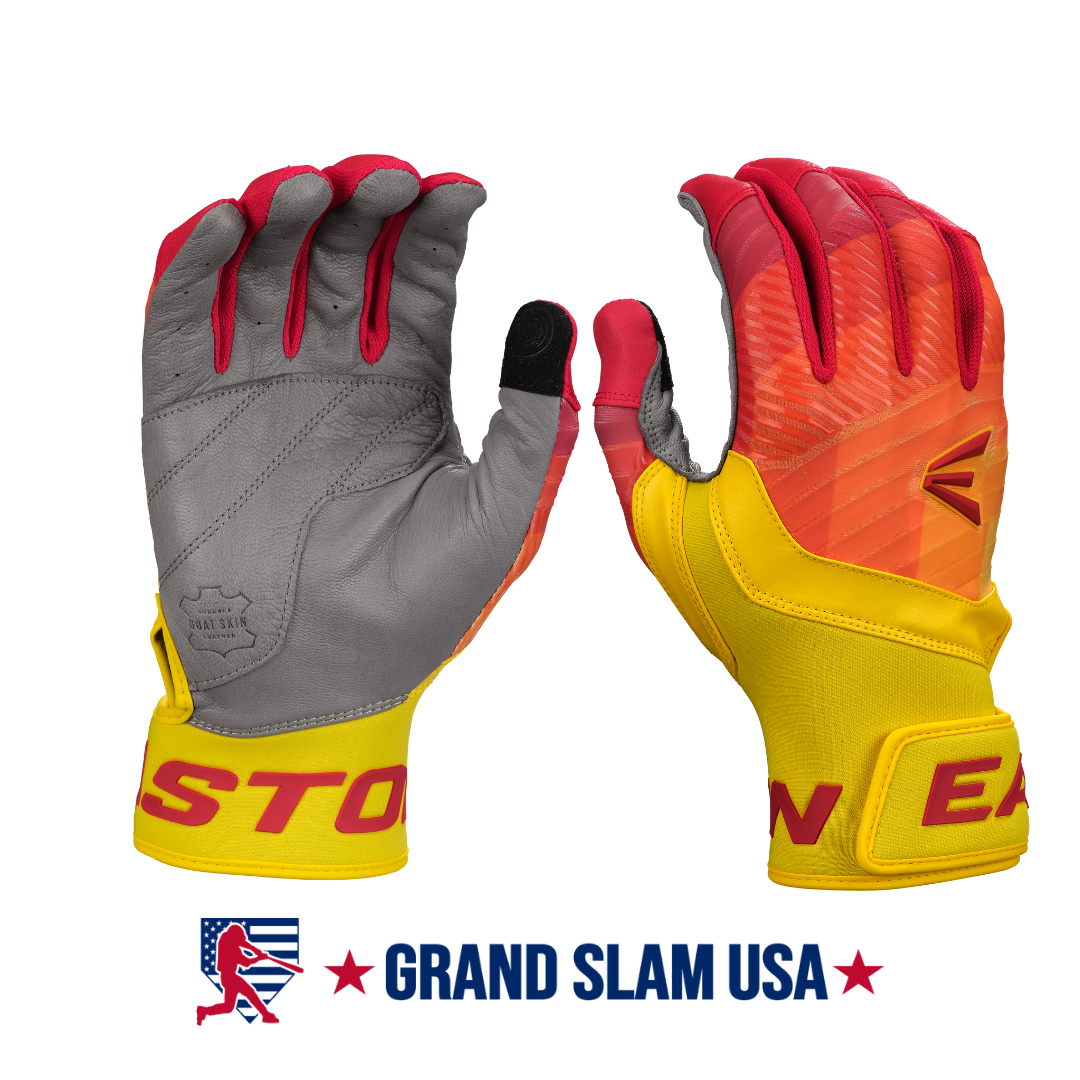 Easton Adult Walk-Off Ethos Batting Gloves-Fire