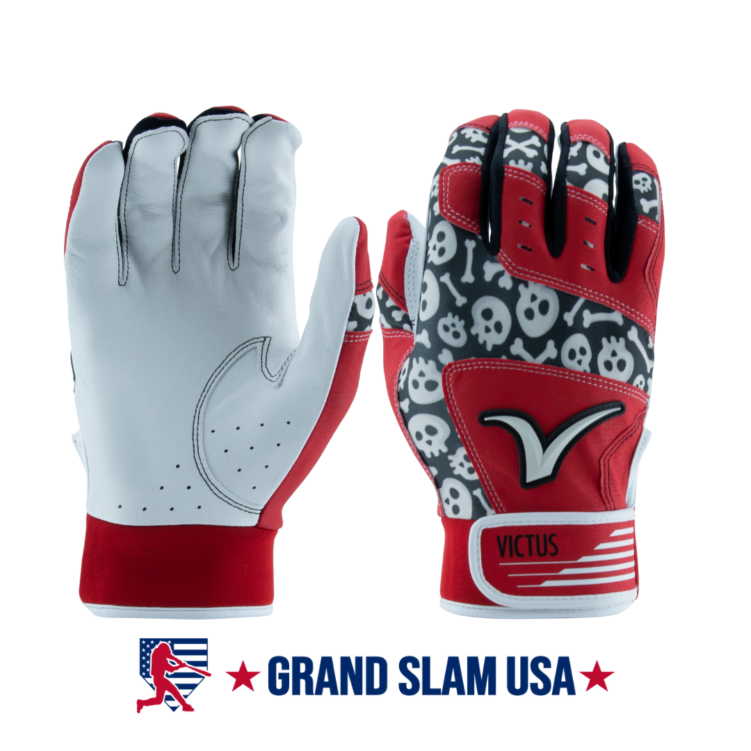 Victus M.O.G Youth Batting Gloves- Red/Blue