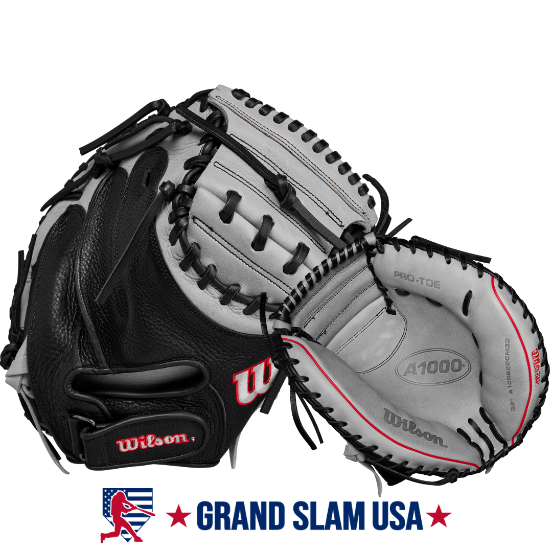 Wilson A1000 CM33 Catcher Mitt 33