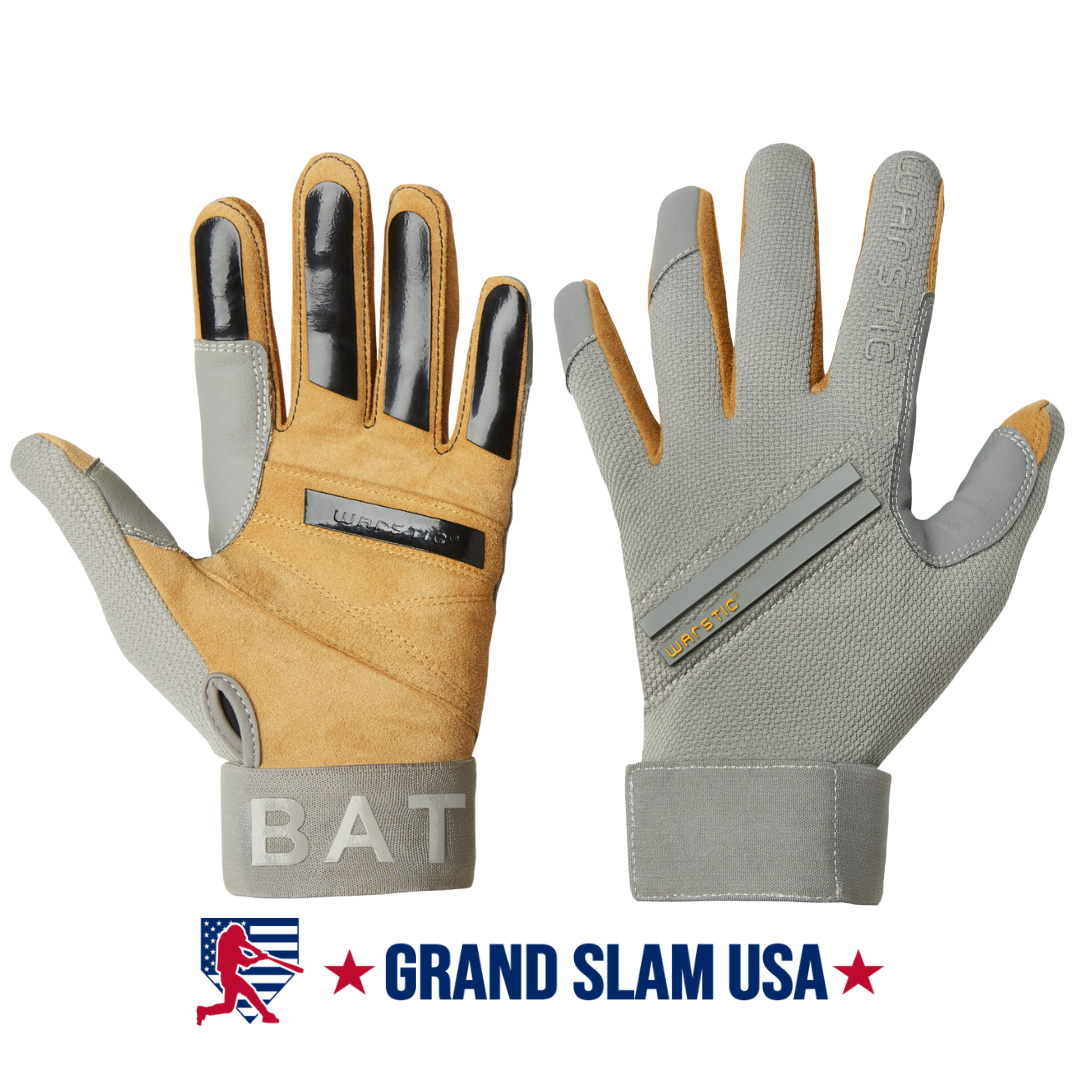 Warstic Adult Workman3 Batting Gloves-Grayout