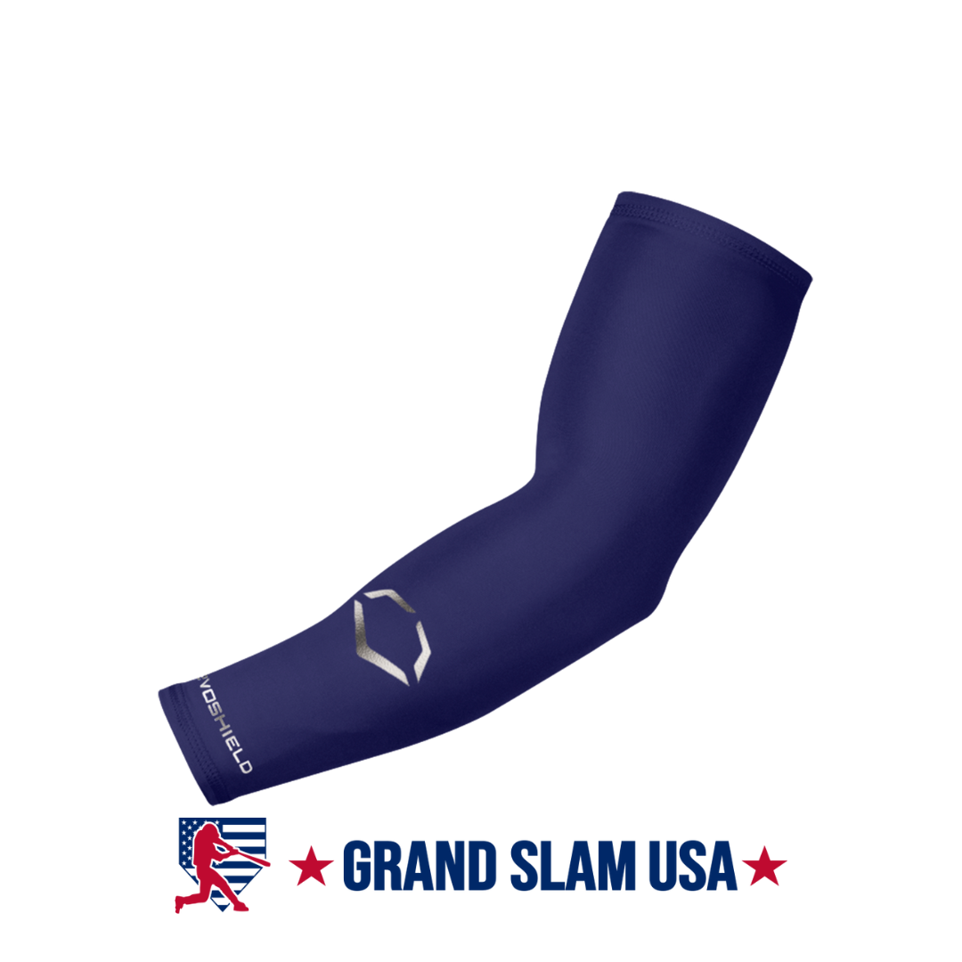 Evoshield compression arm sleeve navy grand slam usa