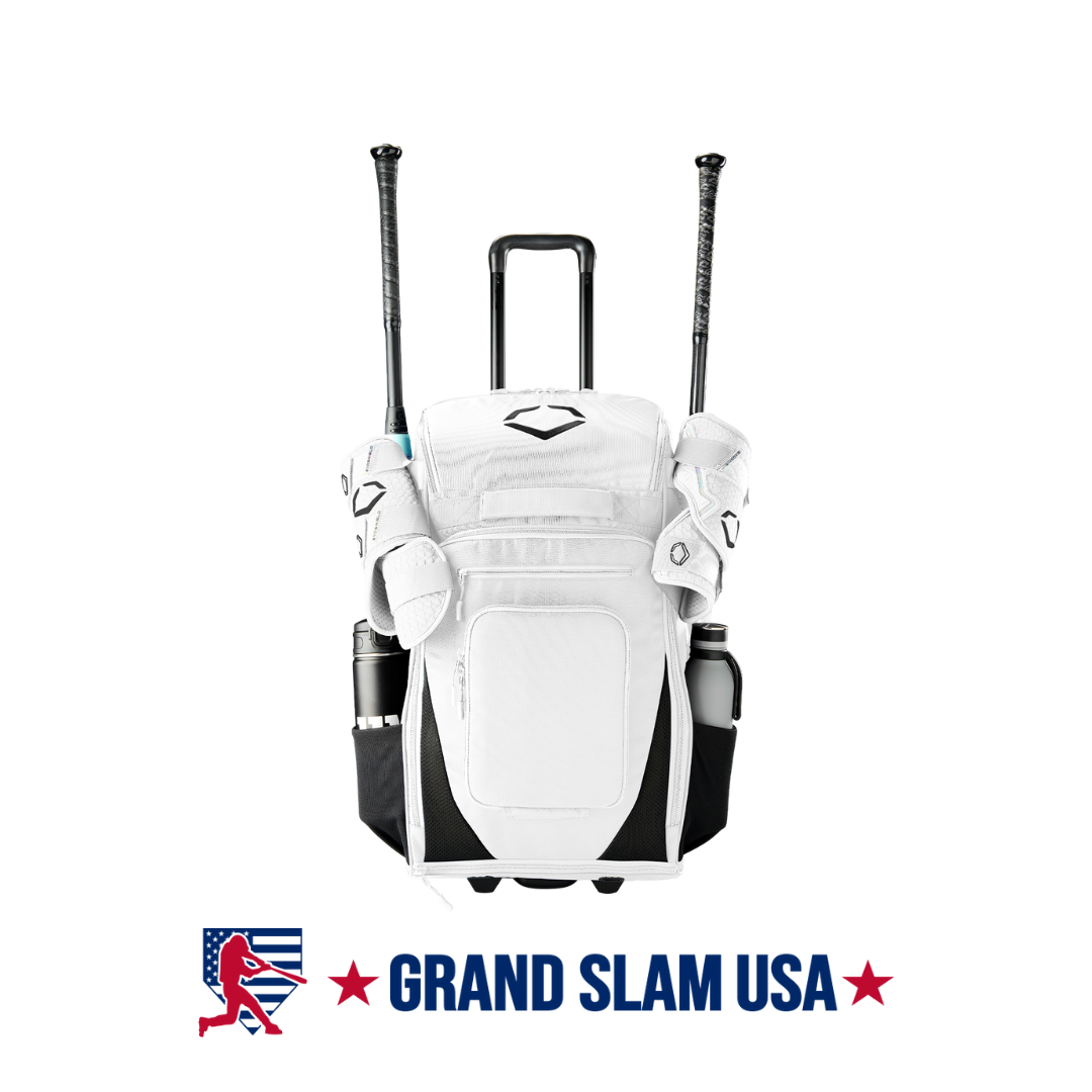 Evoshield Takeover Utility Wheeled Bag- Team White