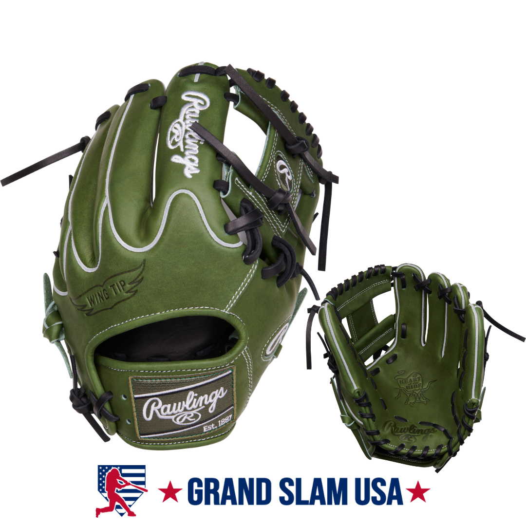Rawlings Heart of the Hide Military Green Edition Infield 11.5