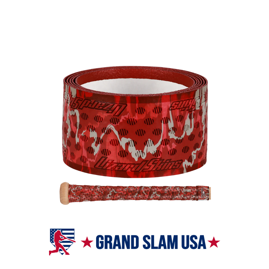 Lizard Skin DSP Ultra Bat Grip Scarlet Camo 1.1mm
