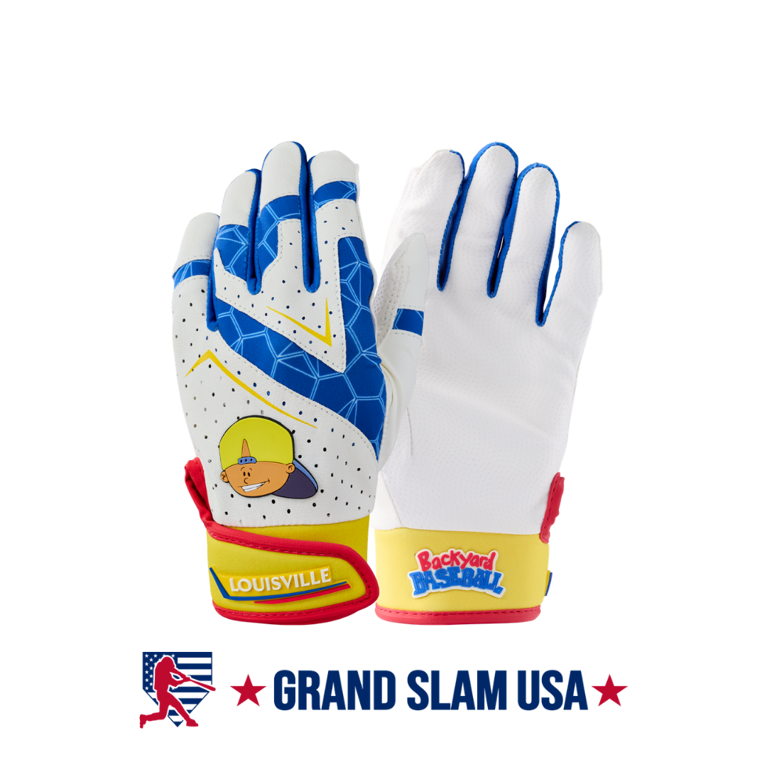 Louisville Slugger Backyard Baseball "Pablo Sanchez" Genuine Youth Batting Gloves