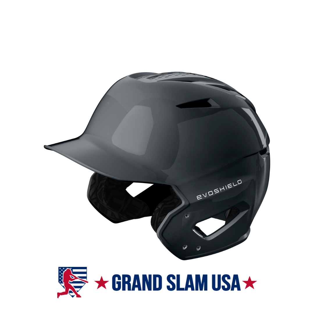 EvoShield XVT 2.0 Gloss Baseball Helmet-Charcoal