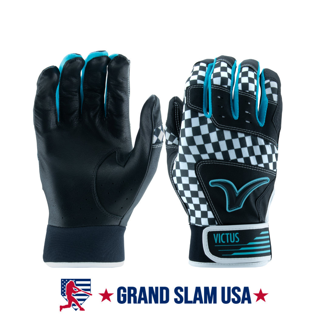 Victus M.O.G Youth Batting Gloves- Black/Mint