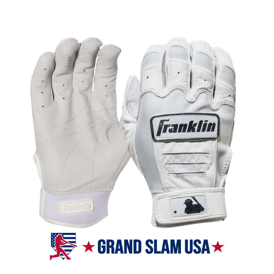 Franklin CFX Chrome Fastpitch Batting Gloves- White