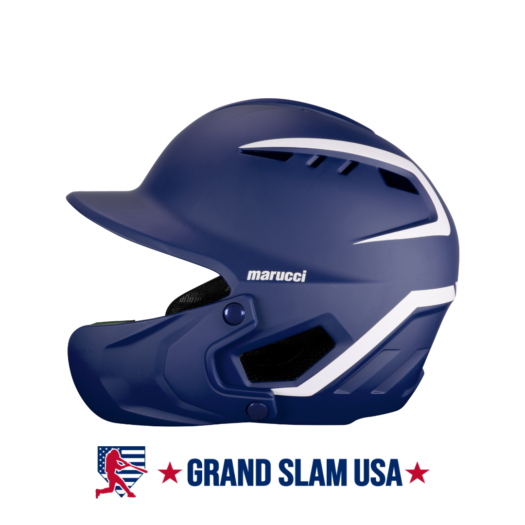 Marucci DuraVent Two-Tone Helmet With Jaw Guard | Grand Slam USA
