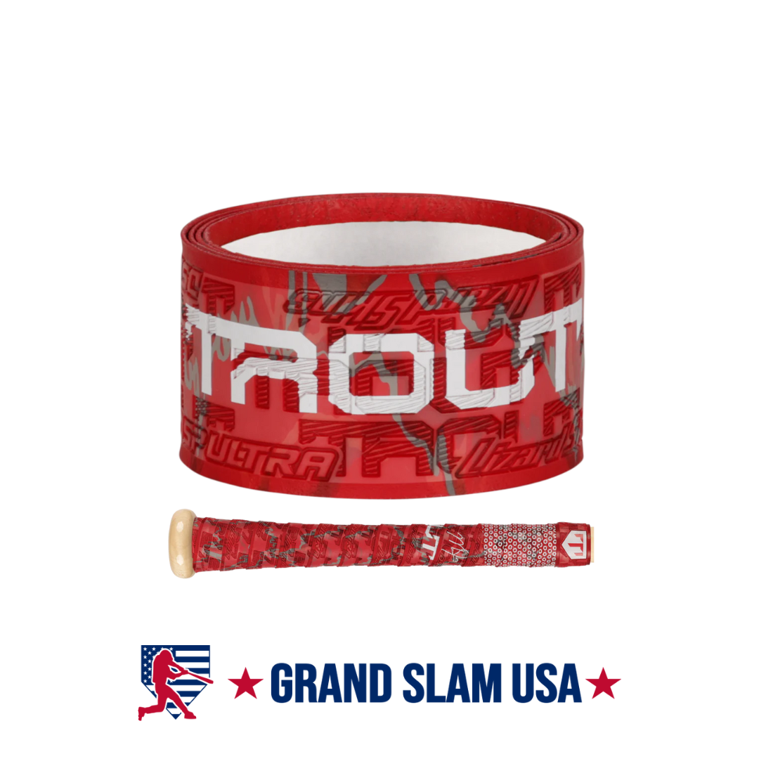 Lizard Skins DSP Ultra Bat Grip 1.1mm Mike Trout- Ruby