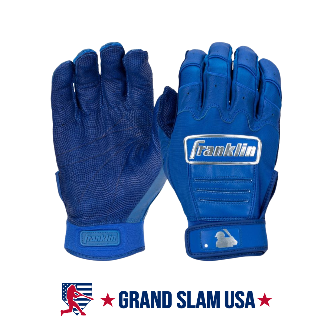 Franklin Adult CFX Pro Chrome Batting Gloves - Royal Blue | Grand