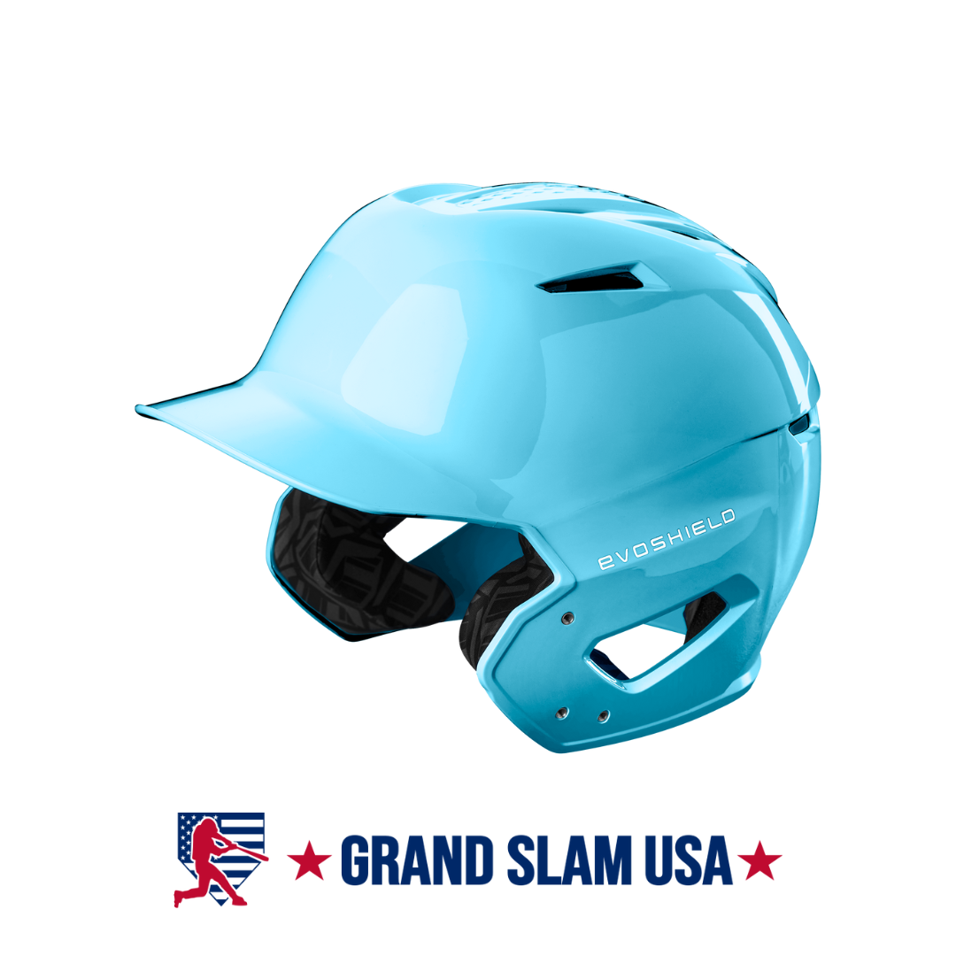 EvoShield XVT 2.0 Gloss Baseball Helmet-Victory Blue