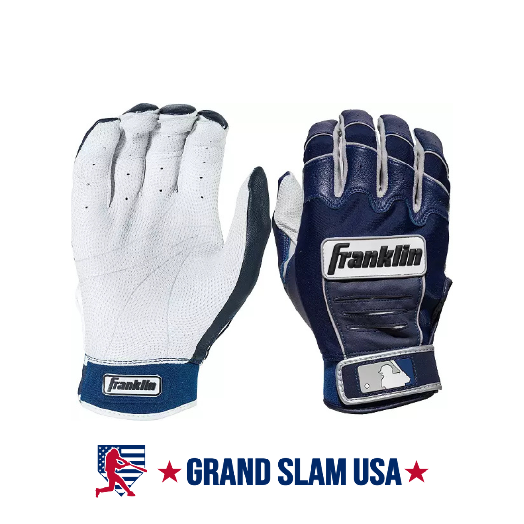 Franklin Adult CFX Pro Batting Gloves-Navy/White