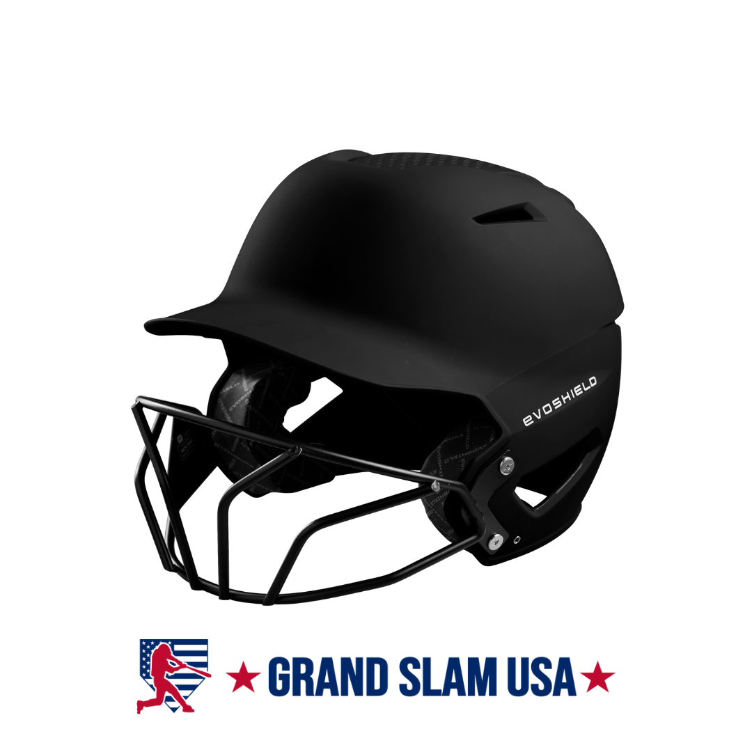 EvoShield XVT 2.0 Matte Softball Helmet w/FaceMask-Black