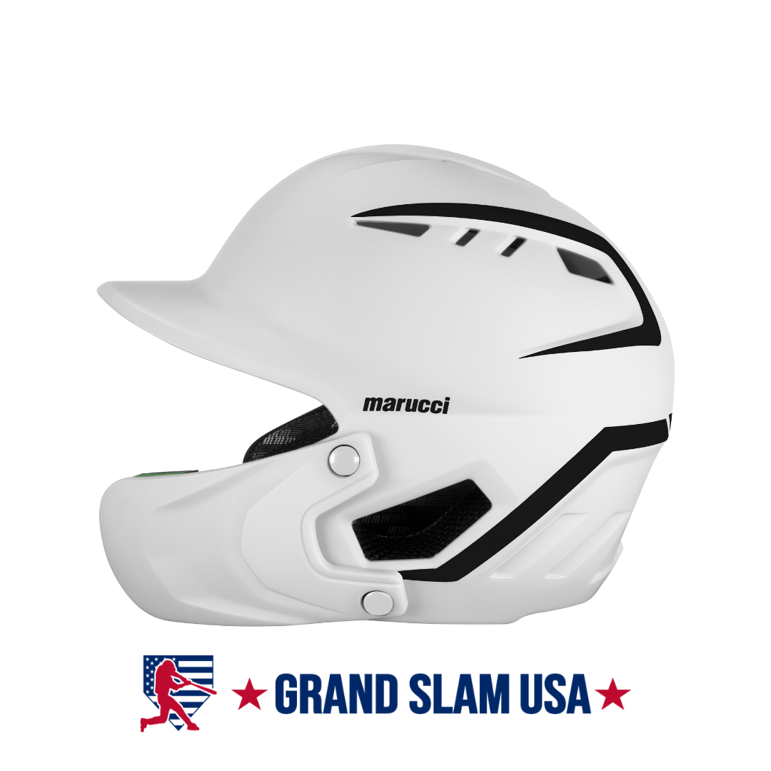 Marucci DuraVent Two-Tone Helmet With Jaw Guard | Grand Slam USA