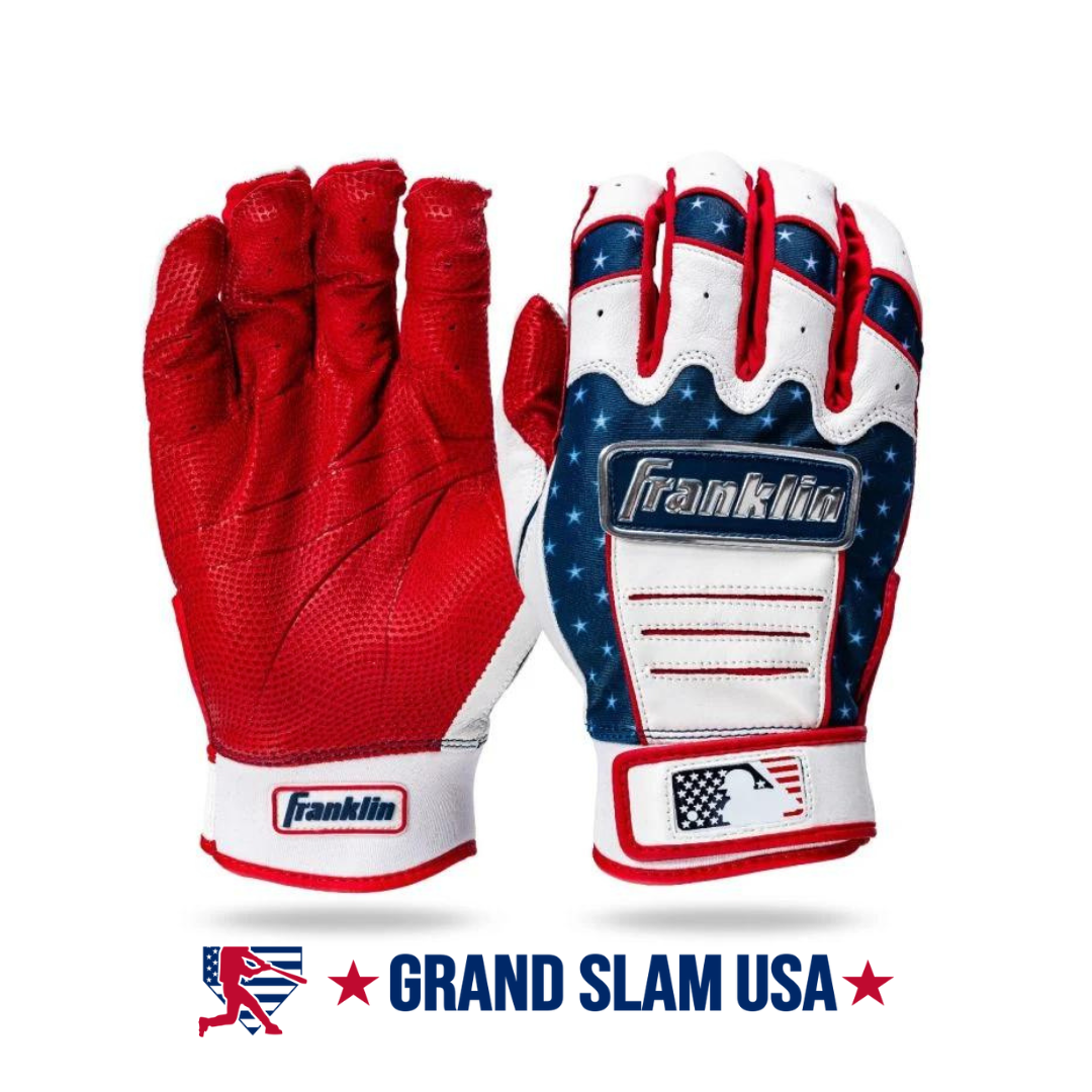 Franklin Adult CFX Pro Chrome 4th Of July Batting Gloves