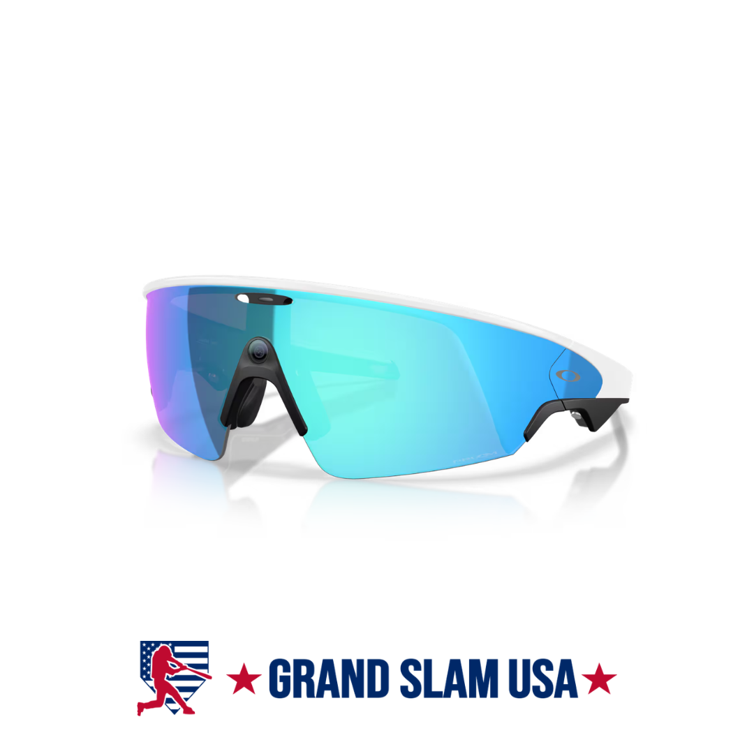Oakley Meta Ai Sunglasses- White/Prizm Sapphire