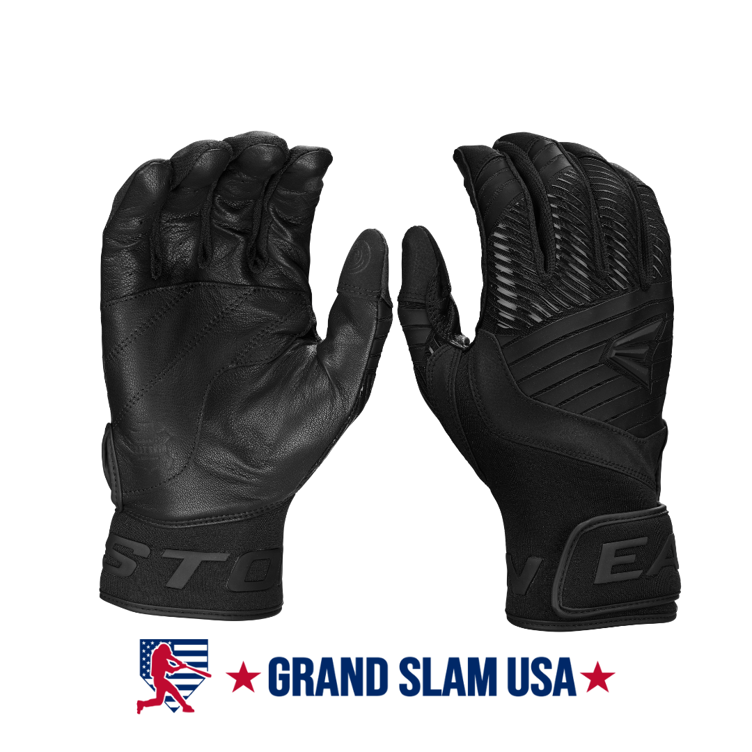 Easton Youth Walk-Off Ethos Batting Gloves-Black Tie
