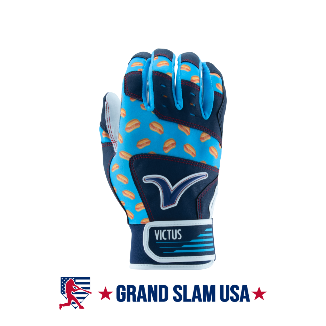 Columbia blue youth batting gloves on sale