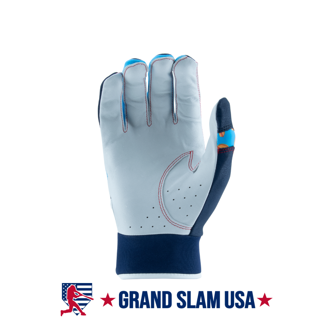 Columbia blue youth batting gloves sales