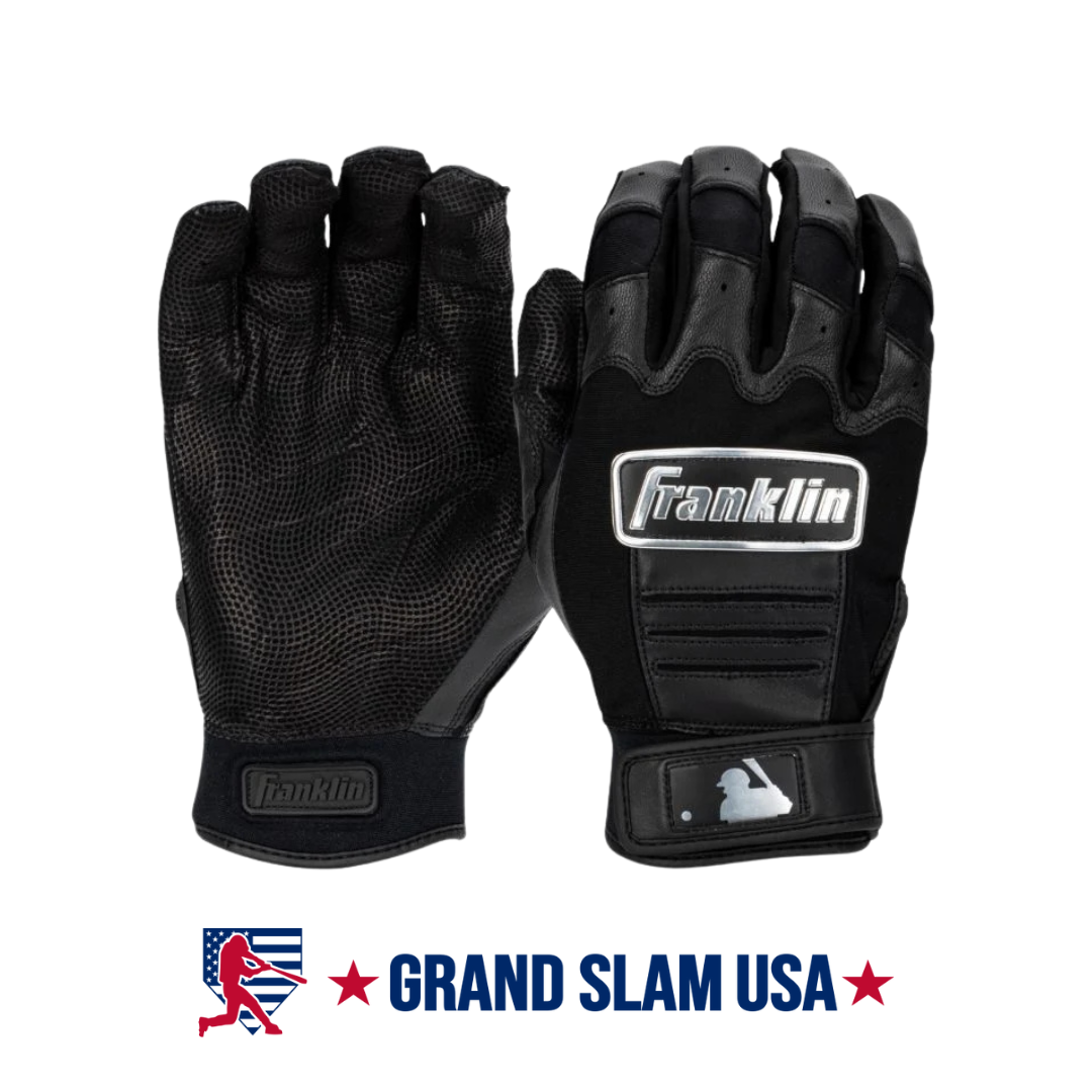 Franklin Youth CFX Pro Chrome Batting Gloves Black